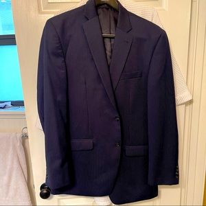 Chaps navy stripe sport coat 42L